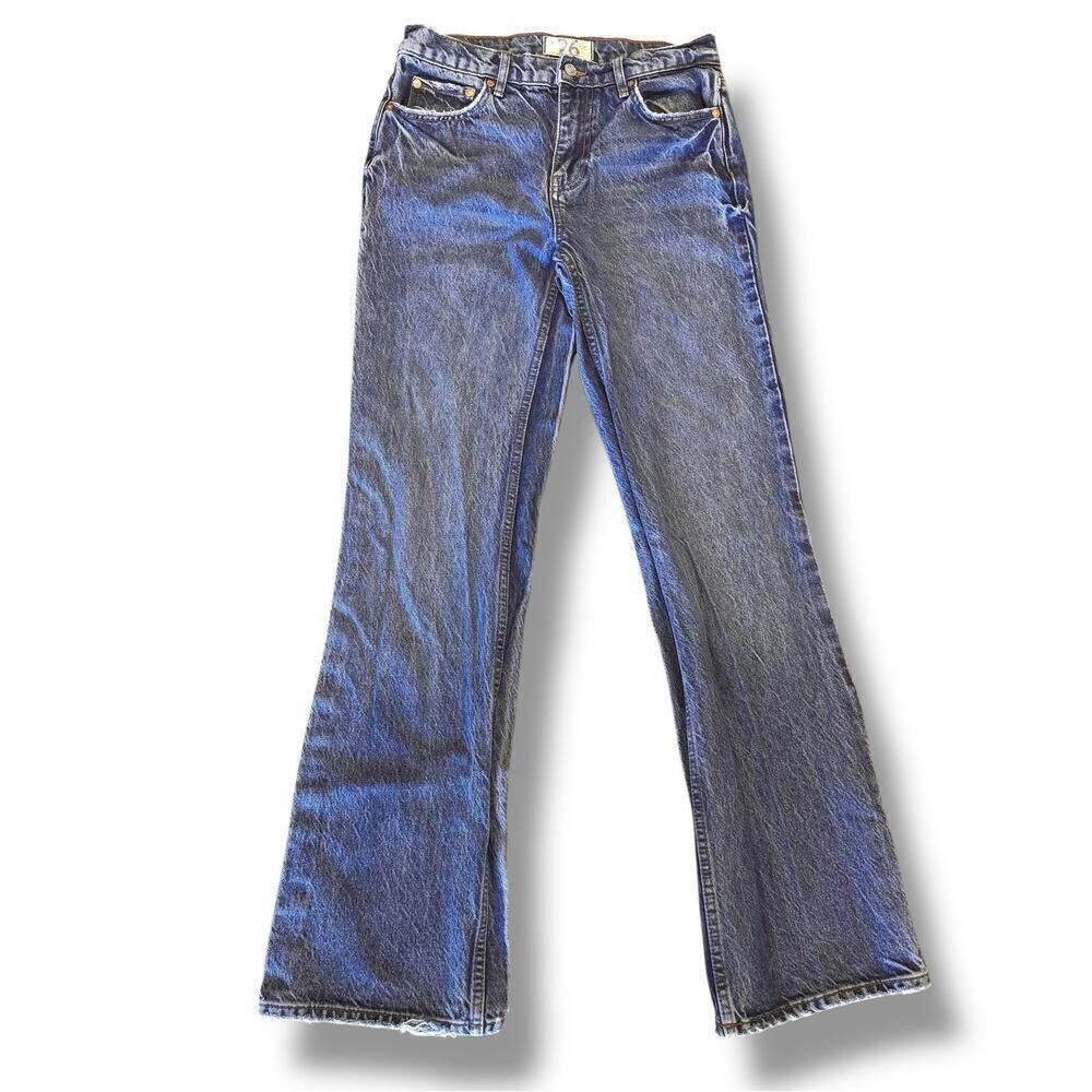 We the free Flared Jeans sz 26 like new blue relaxed jean